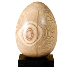 Grande Oggetto Decorativo in Legno a Edizione Limitata Uovo n.14