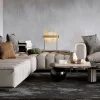Honice Lampada da tavolo in marmo onice e finitura oro in metallo #1