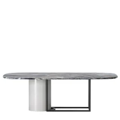 Horus Arabescato Orobico Marble Dining Table