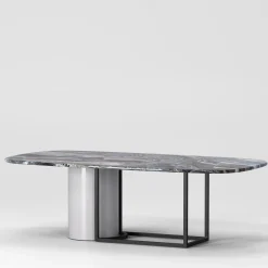 Horus Arabescato Orobico Marble Dining Table