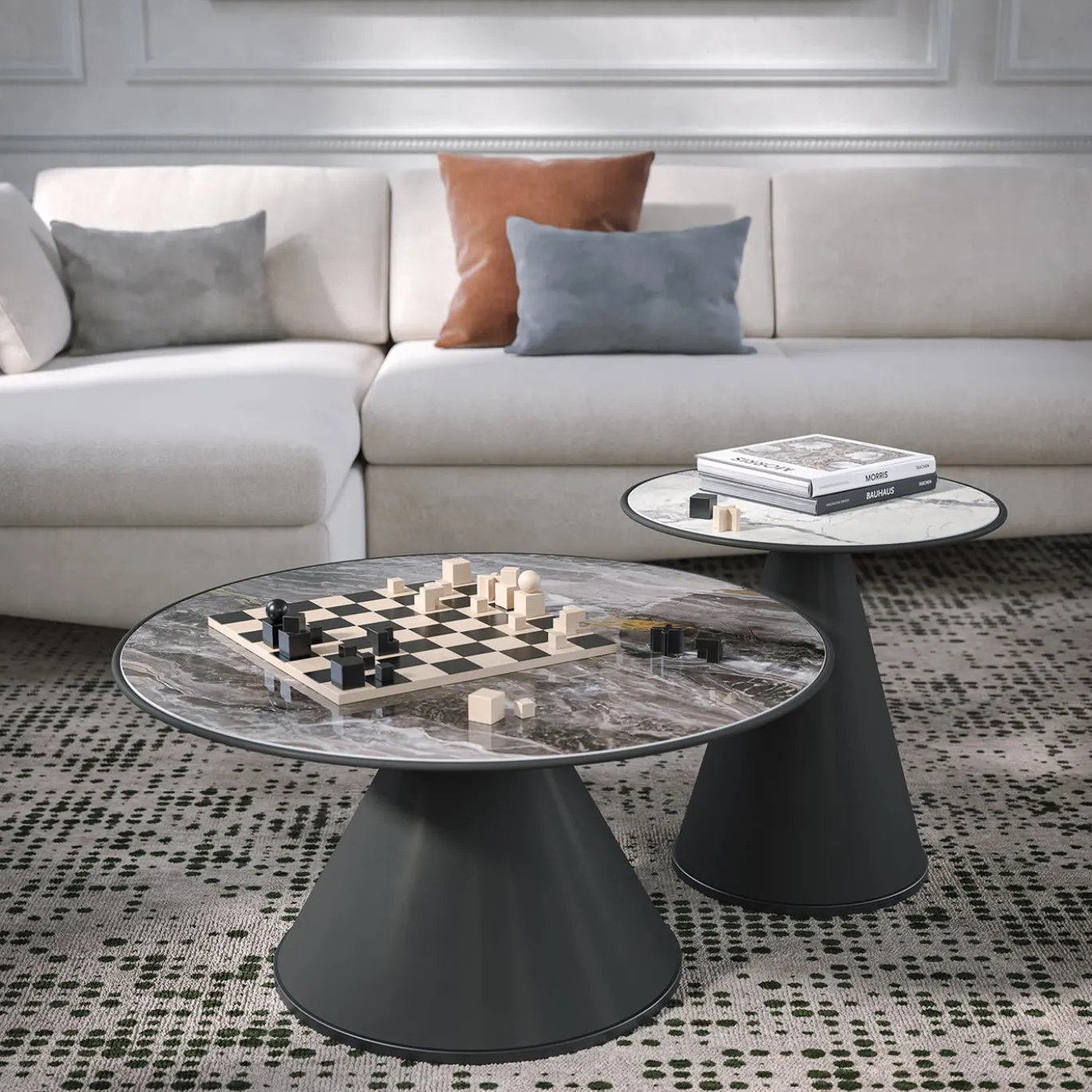 Iddu Orobico Chic Gres Top 80 Coffe Table