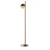 Iglù Lampada da terra in bronzo patinato