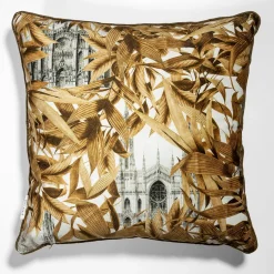 Il Duomo Che Non C'È Cuscino in velluto con facciate del Duomo di Milano #3