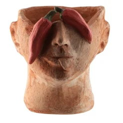 Il Goloso piccolo con peperoncini Figurative Vase
