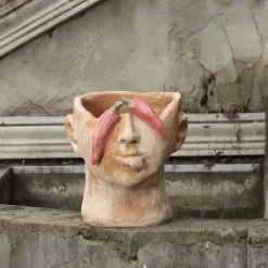Il Goloso piccolo con peperoncini Figurative Vase