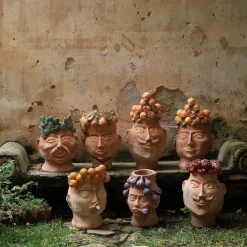 Il Grande Goloso con pomodori Figurative Vase