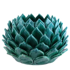Il grande vaso in ceramica verde Cynaria