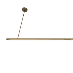Illuminazione a sospensione in bronzo e ottone lineare Zoe