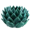 Il vaso in ceramica verde La Cynaria