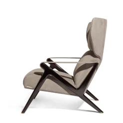 Imagine Poltrona in Pelle Nabuk Beige
