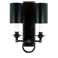 Juliette 819 Lampada da parete a 2 luci in bronzo scuro di Michele Bönan