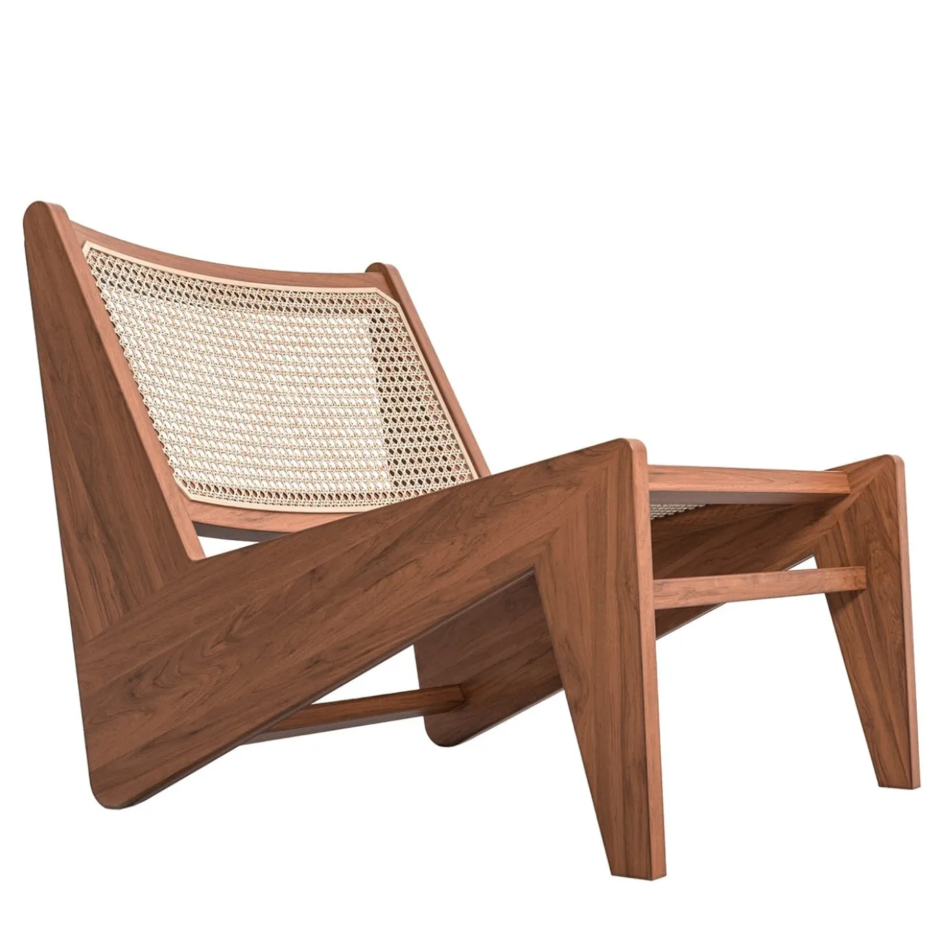 Kangaroo, Hommage à Pierre Jeanneret - Teak naturale
