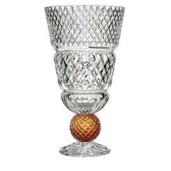 Katherine vaso grande conico con sfera d'ambra
