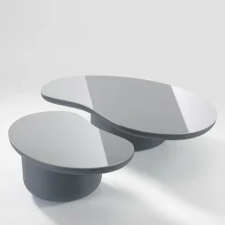 Laghi M matte blue cenere coffe table