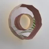 Lampada ad anello Aura bianca con cavo di G. Botticelli & P. Paronetto