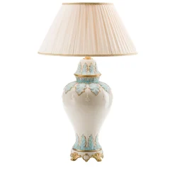 Lampada a foglie turchesi