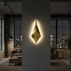Lampada a lumaca a geometria sacra