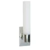 Lampada a parete in ottone cromato e alabastro a 1 luce grande Alabaster Tube