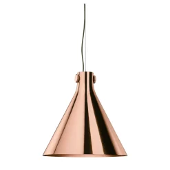 Lampada a sospensione a cono in rame di Richard Hutten