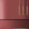 Lampada a sospensione a strisce Lustrin di Isacco Brioschi