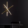 Lampada a sospensione a tubo di Filippo Montaina
