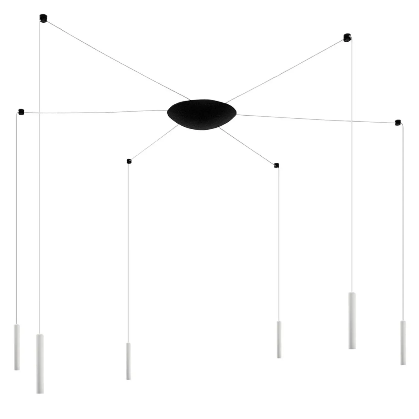 Lampada a sospensione bianca P6 2Nights di Davide Oppizzi