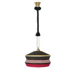 Lampada a sospensione Calypso Indoor Antigua Black di Servomuto