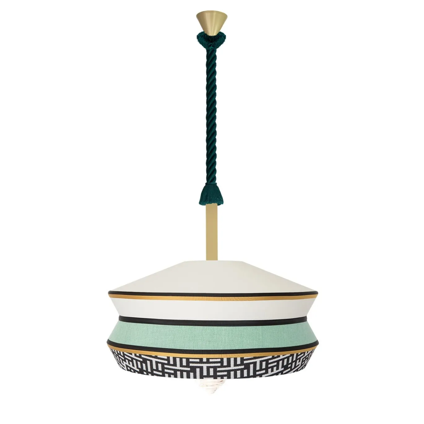 Lampada a sospensione Calypso Antigua Xl Outdoor Mint di Servomuto