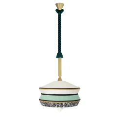 Lampada a sospensione Calypso Outdoor Antigua Mint di Servomuto