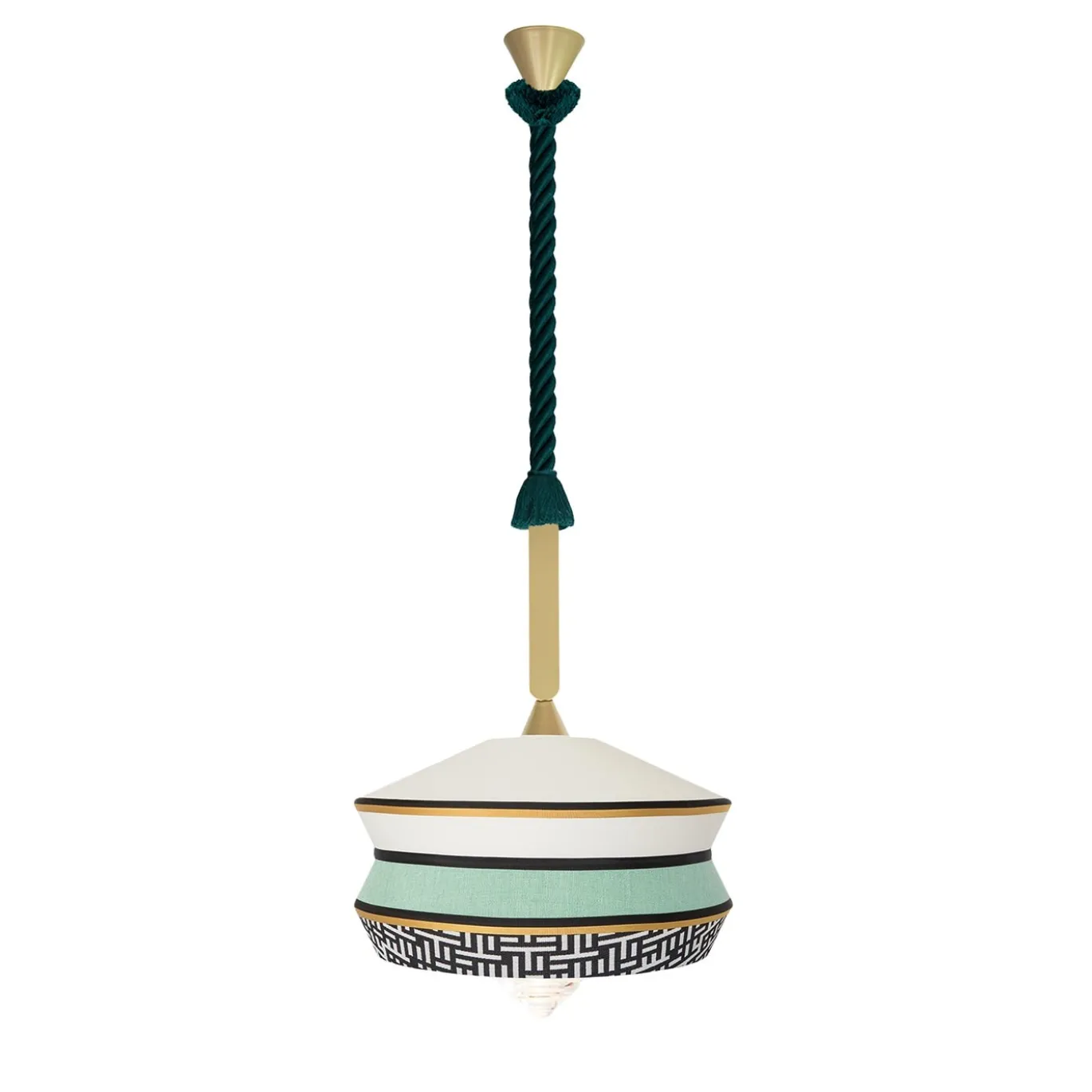 Lampada a sospensione Calypso Outdoor Antigua Mint di Servomuto