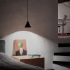 Lampada a sospensione Cono Small Black di Carlo Guglielmi