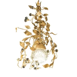 Lampada a sospensione contemporanea 319 Phytomorphic Golden