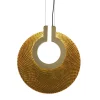 Lampada a sospensione Corallo 30 in vetro con effetto diamantato