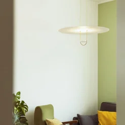 Lampada a Sospensione D03 in Metallo Bianco