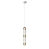 Lampada a sospensione Emozione in vetro effetto bronzo #2