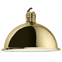 Lampada a sospensione Factory Big in ottone lucido di Elisa Giovannoni