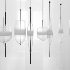 Lampada a sospensione Flow[T] S5 Off White di Nao Tamura