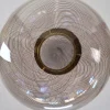 Lampada a Sospensione Gaia in Vetro di Murano Sfera Nera