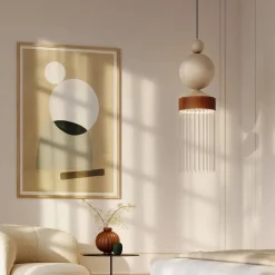 Lampada a sospensione geometrica Nappe XL3
