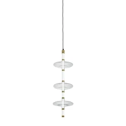 Lampada a sospensione Giunco CL02 in vetro slim