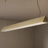 Lampada a sospensione iccola in nichel dorato Stick
