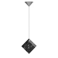 Lampada a sospensione in marmo Werner Jr. Marquinia #1