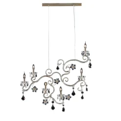 1480 Lampada a sospensione in metallo a 6 luci