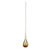 Lampada a sospensione in ottone martellato