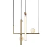 Lampada a sospensione in ottone Less 3