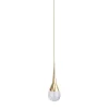 Lampada a sospensione in ottone Perpetua