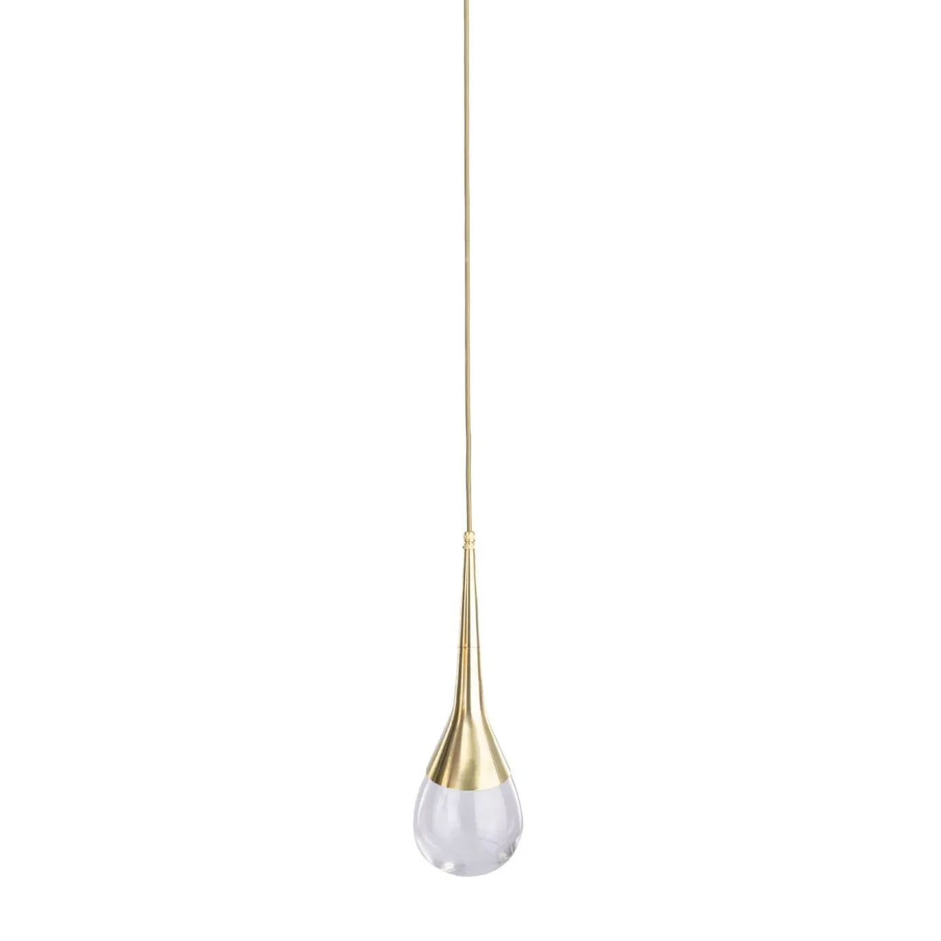 Lampada a sospensione in ottone Perpetua