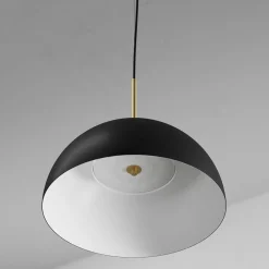 Lampada a sospensione in ottone nero ABT03