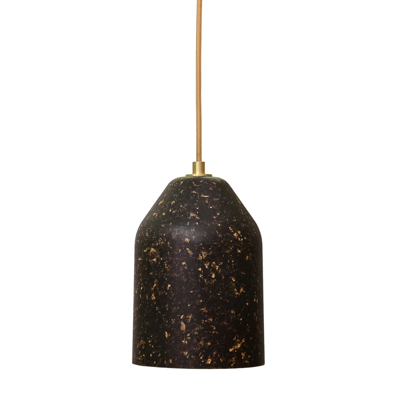 Lampada a Sospensione LAAB Small Nera e Oro