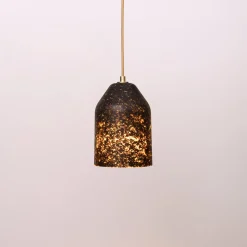 Lampada a Sospensione LAAB Small Nera e Oro